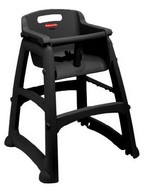 Rubbermaid Youth Chair, Black